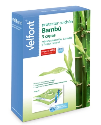 Packaging del Protector Impermeable de Colchón Bambú