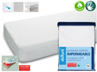 Protector Colchón Impermeable Aloe Vera Cuna de Velfont