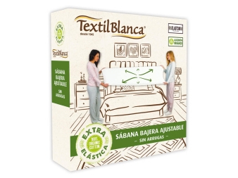 Sábana Bajera Ajustable Extra Elástica Ecológica
