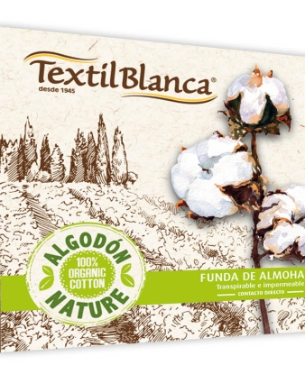 Protector de Almohada Ecológico Nature de Textil Blanca