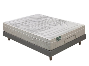 Cama con Colchón y Base Articulada Active Pik piombo