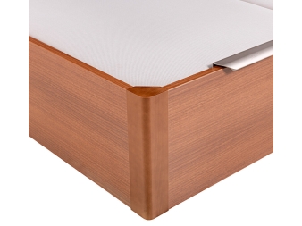 Cama Abatible de gran capacidad con tapa doble Pikolin cerezo