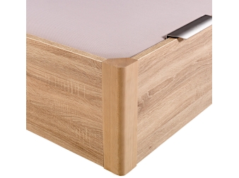 Cama Abatible de gran capacidad con tapa doble Pikolin natural