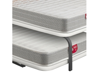 Cama Nido con Bases Tapizadas y Colchones Pikolin