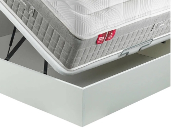 Conjunto de Canapé Decobox blanco + Colchón Sleep muelle ensacado