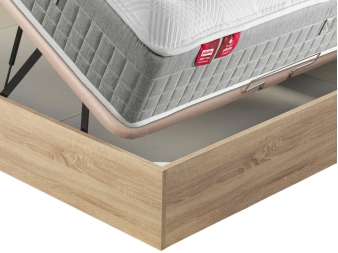 Conjunto de Canapé Decobox natural + Colchón Sleep muelle ensacado