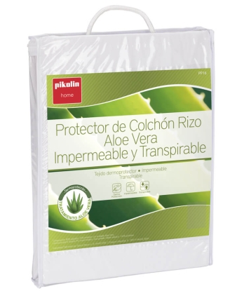 Protector de Colchón Rizo Impermeable PP16