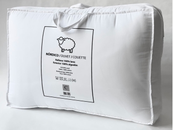 Edredón Nórdico dual kit de Lana Natural Bagés Textil