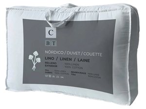 Edredón Nórdico con acolchado de Lino y tejido de algodón