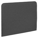 Cabecero Tapizado Liso Pikolin color Piombo