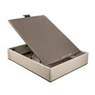 Interior y altura útil 28,5 cm – Canapé Design Tapizado ash