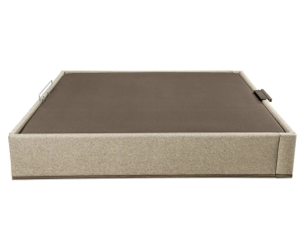 Canapé Abatible Design Tapizado Pikolin ash con tapa transpirable 3D BAS (vista superior)