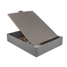 Interior y altura útil 28,5 cm – Canapé Design Tapizado piombo