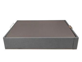 Canapé Abatible Design Tapizado Pikolin piombo con tapa transpirable 3D BAS (vista superior)