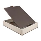 Apertura frontal del canapé eléctrico Design Pikolin color aspen