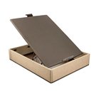 Apertura frontal del canapé eléctrico Design Pikolin color cooper