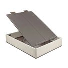 Canapé abatible Design Pikolin con tapa doble en apertura independiente aspen