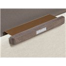 Detalle tirador madera y metal del canapé tapizado Design aspen de Pikolin