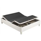 Canapé articulado Ergodés Al Aire blanco de Pikolin en posición de lectura y relax