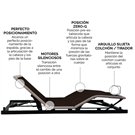 Posiciones ergonómicas del canapé articulado Ergodés Pikolin