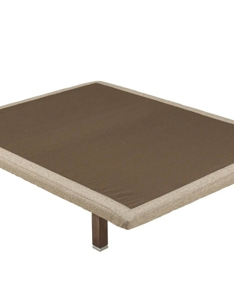 Base tapizada Divanlin Textil Pikolin color ash con patas