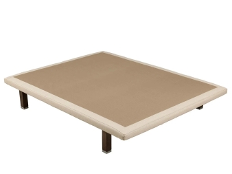 Base tapizada Divanlin Textil Pikolin color aspen con patas