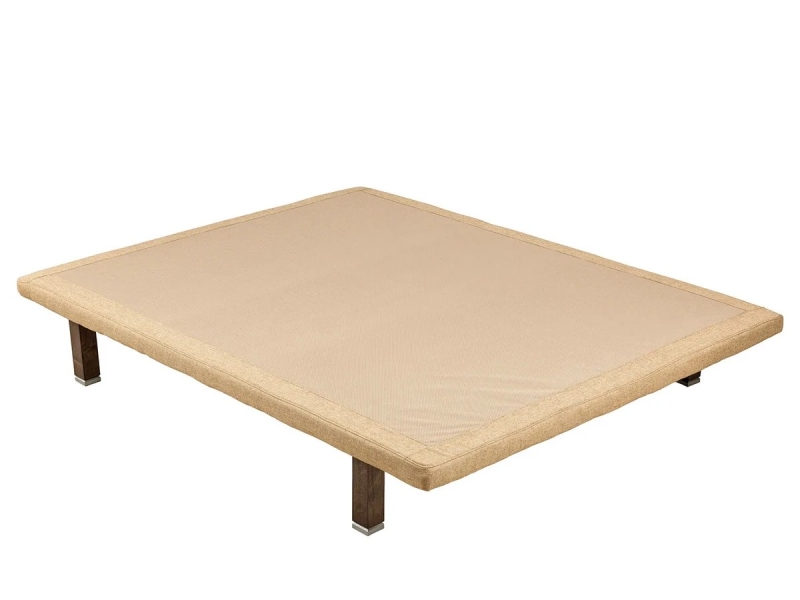Base tapizada Divanlin Textil Pikolin color cooper con patas