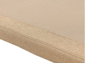 Detalle del tejido 3D transpirable Divanlin Textil cooper de Pikolin