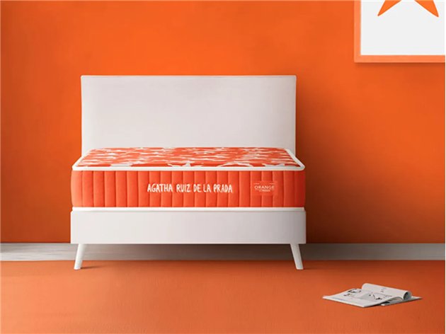 Colchón Juvenil Ágatha Orange de La Premier en dormitorio