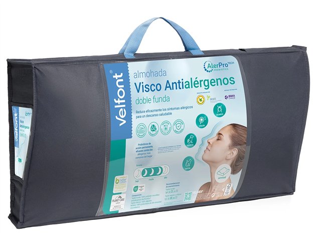 Almohada Cervical Viscoelástica Antialérgenos Velfont