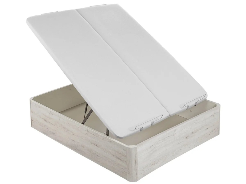 Canapé Abatible Naturbox 2.0 Plus Tapa Doble glaciar Abierto