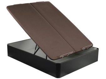 Canapé Abatible Pikolin Naturbox 2.0 Tapa Doble Abierto wengué