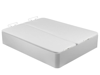 Canapé Naturbox 2.0 de Pikolin con Tapa Doble Cerrado blanco