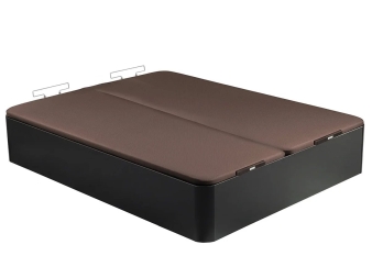 Canapé Naturbox 2.0 de Pikolin con Tapa Doble Cerrado wengué