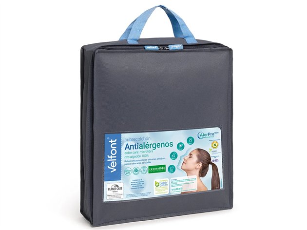 Protector Acolchado de Colchón Reversible con Protección Antialérgica