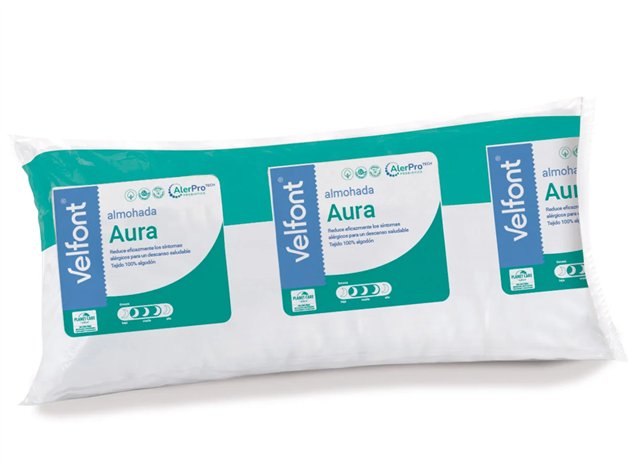 Almohada Aura Antialérgenos Velfont en bolsa