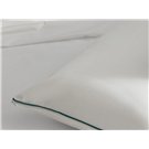 Primer plano del tejido de algodón de la almohada