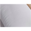 Vista superior del tejido liso de la almohada antialérgica