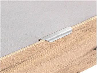 Tirador metálico del Canapé Pikolin Design roble