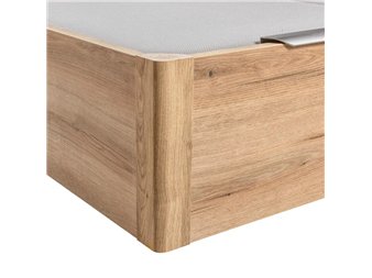 Cama Abatible de gran capacidad con tapa doble Pikolin roble