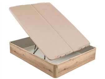 Canapé Abatible Pikolin Naturbox 2.0 Tapa Doble Abierto roble