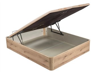 Interior del Arcón Canapé Pikolin Naturbox 2.0 Tapa Doble roble