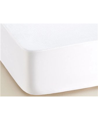 bajera protectora double tencel detalle esquina tex blanca