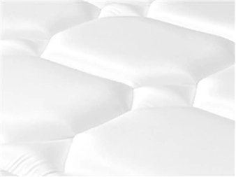 detalle acolchado superior de colchon premium