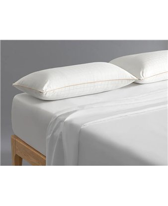 almohada atlas velfont blanca dura doble funda