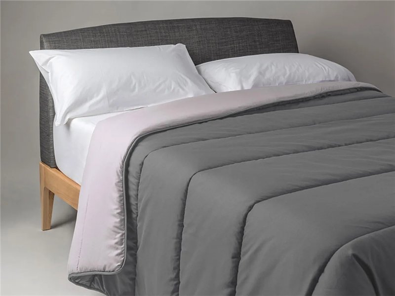edredón nórdico denver color gris perla reversible velfont
