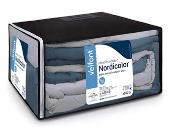 embalaje edredón nórdico denver color azul velfont