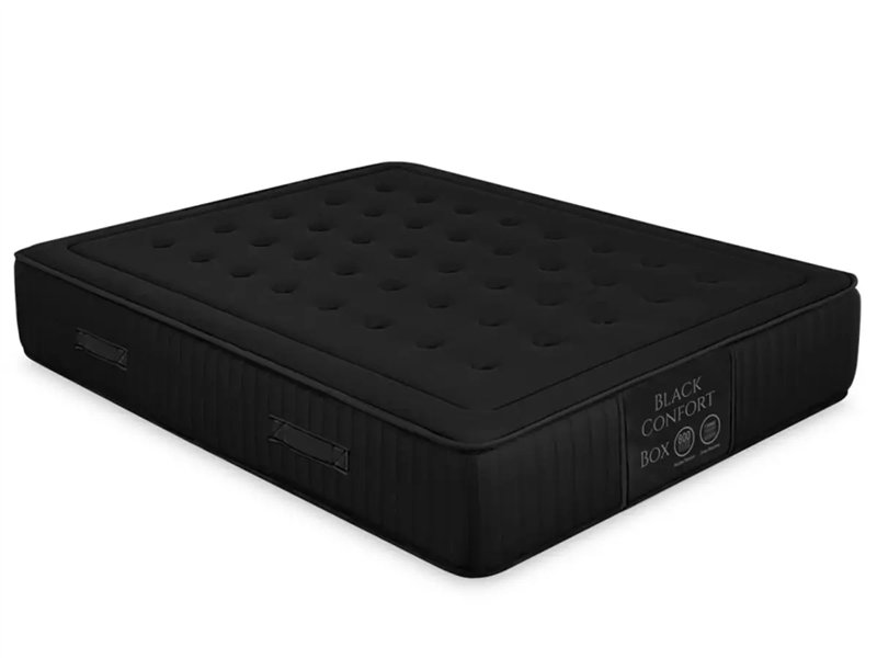 colchon am vip10 negro viscogel y muelles ensacados alfamarket