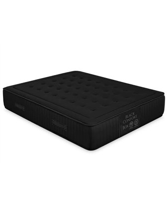 colchon am vip10 negro viscogel y muelles ensacados alfamarket